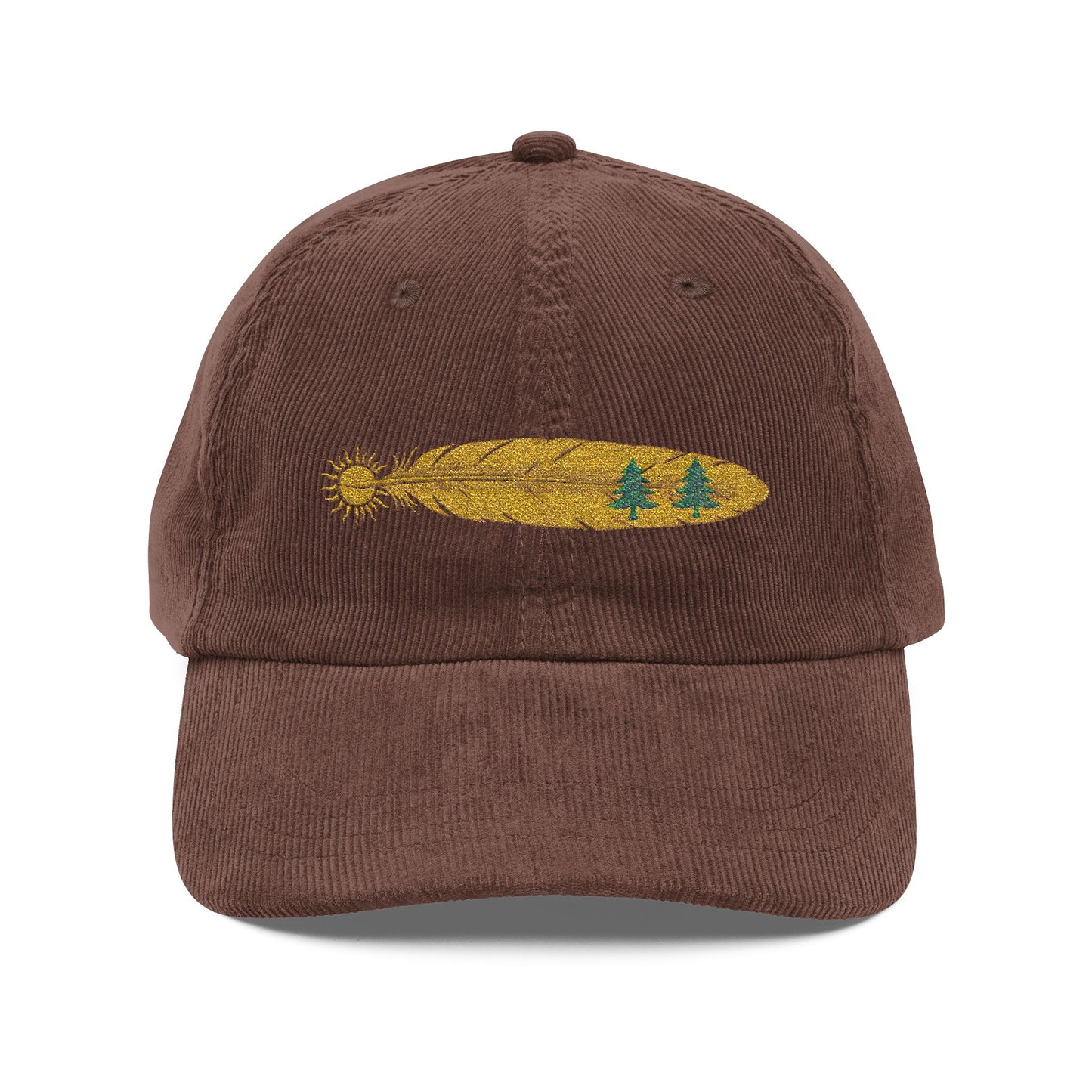 Sunlit Pines Embroidered Cap