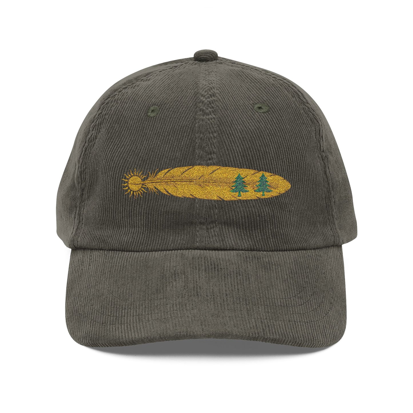 Sunlit Pines Embroidered Cap