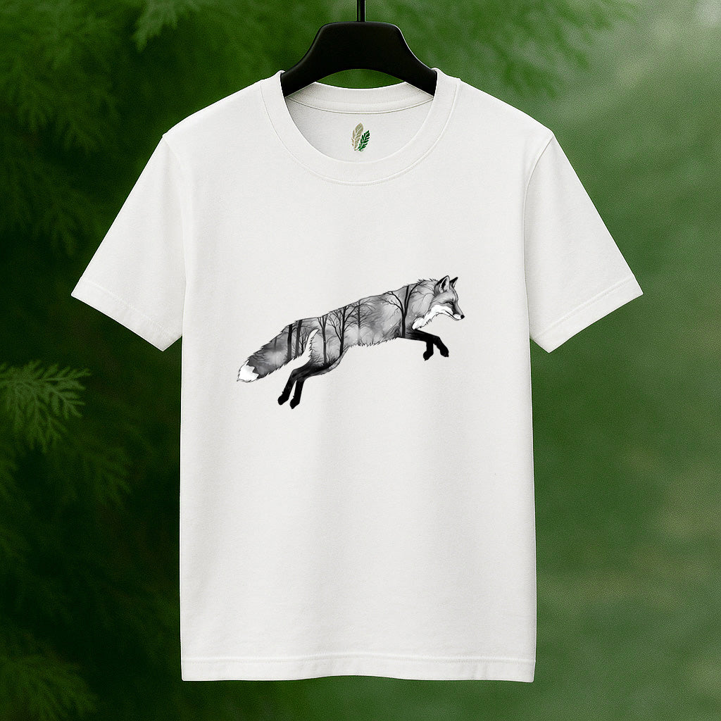 Leaping Fox Forest Spirit T-Shirt