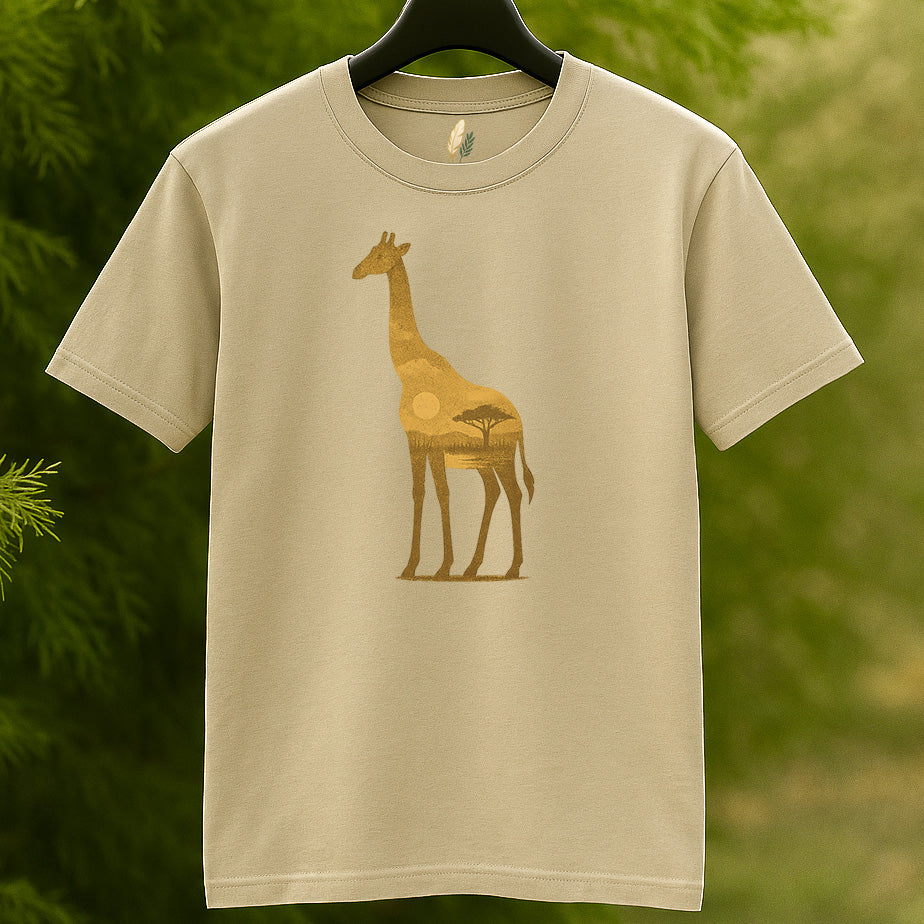 Savanna Giraffe Silhouette Tee