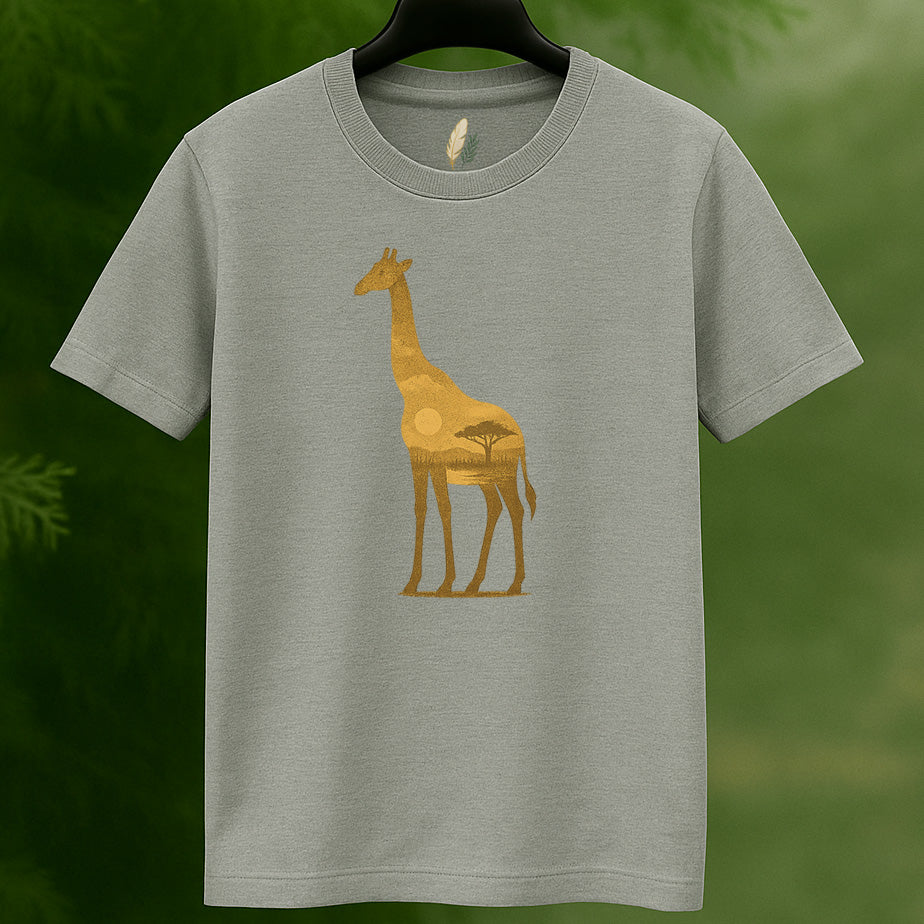 Savanna Giraffe Silhouette Tee