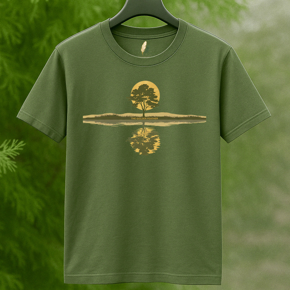 Golden Reflections Nature Tee