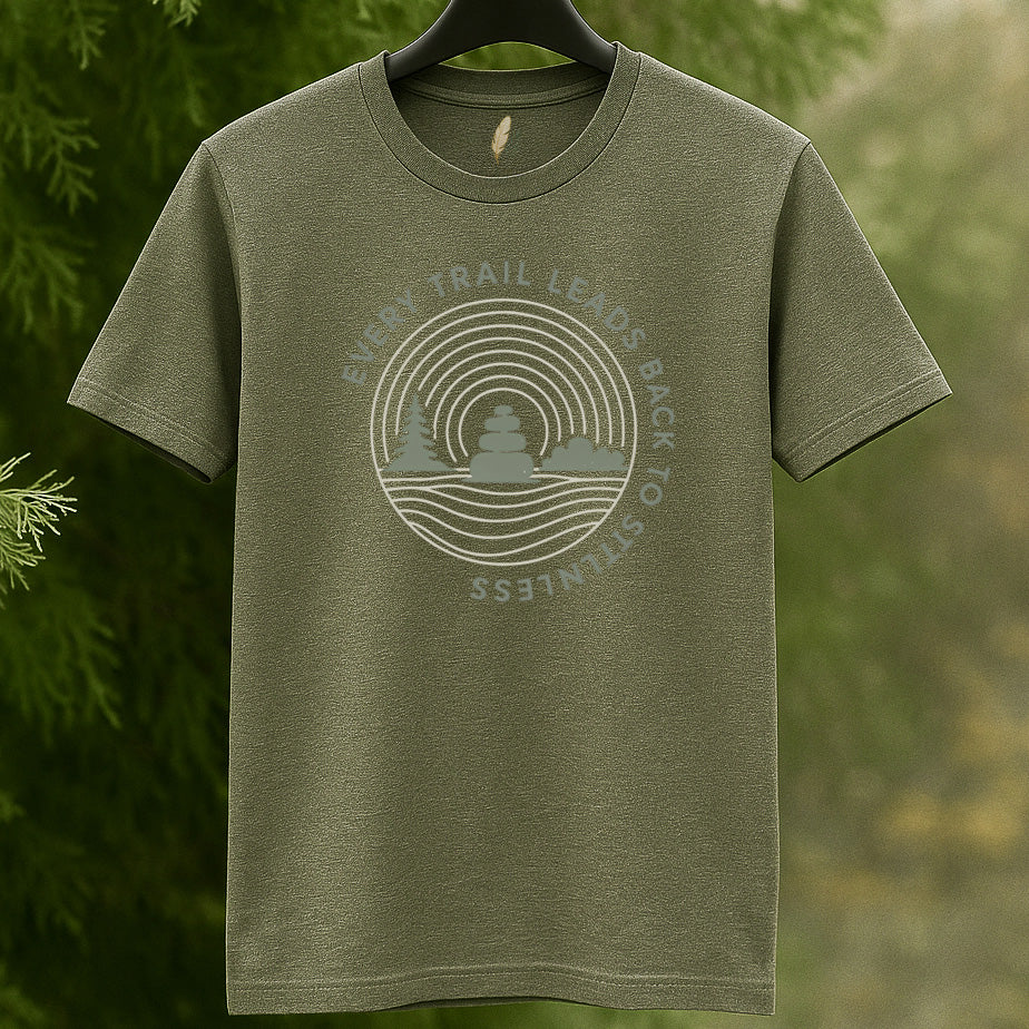 Every Trail Leads Back to Stillness T-Shirt