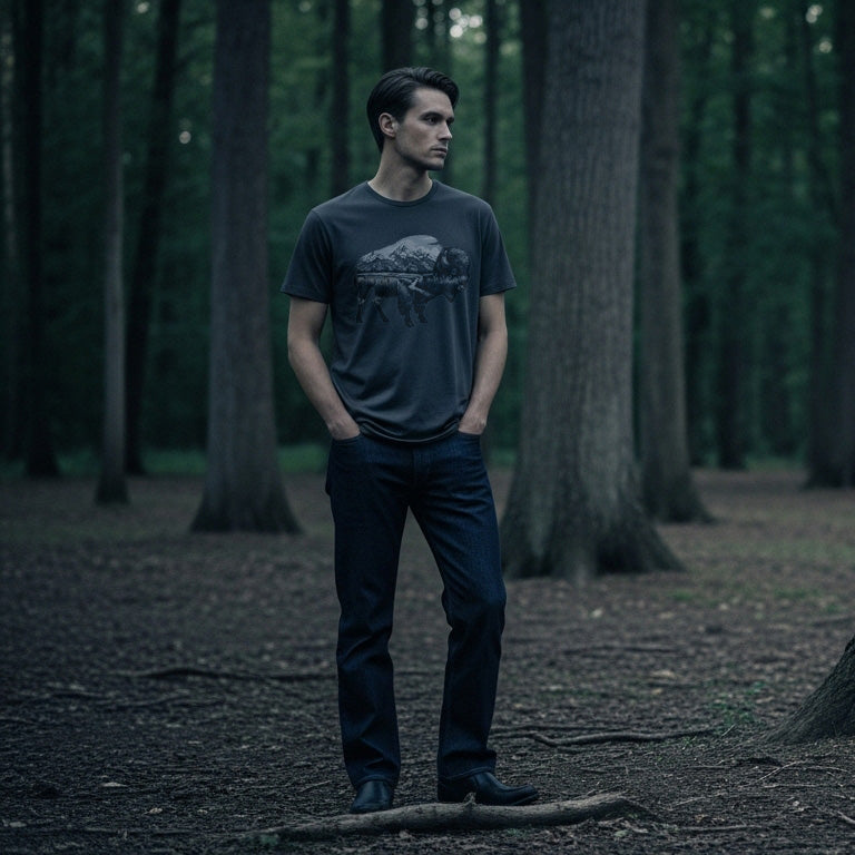 Majestic Buffalo Landscape T-Shirt