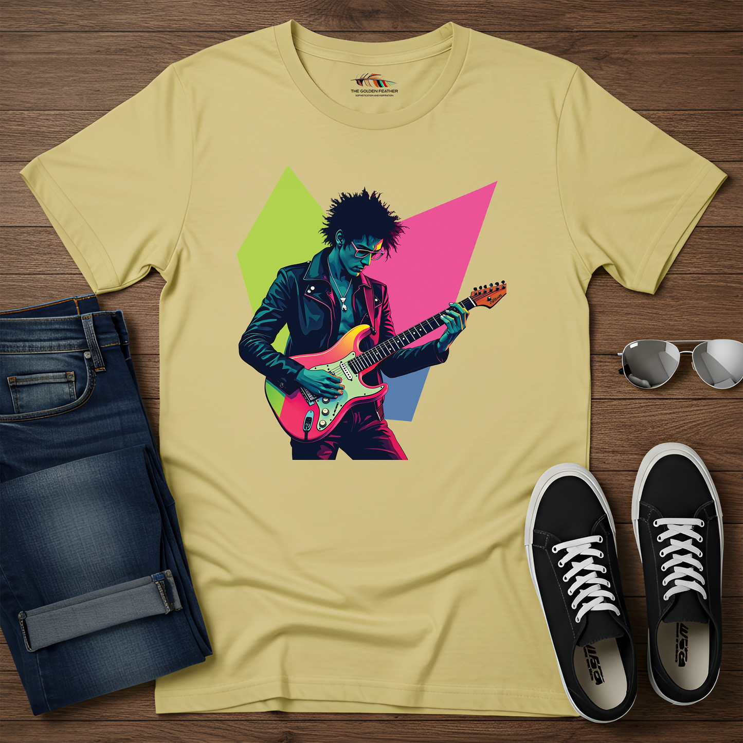 Neon Guitarist