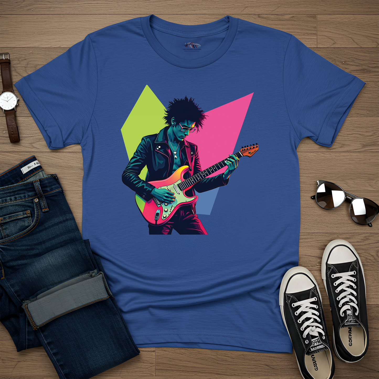 Neon Guitarist