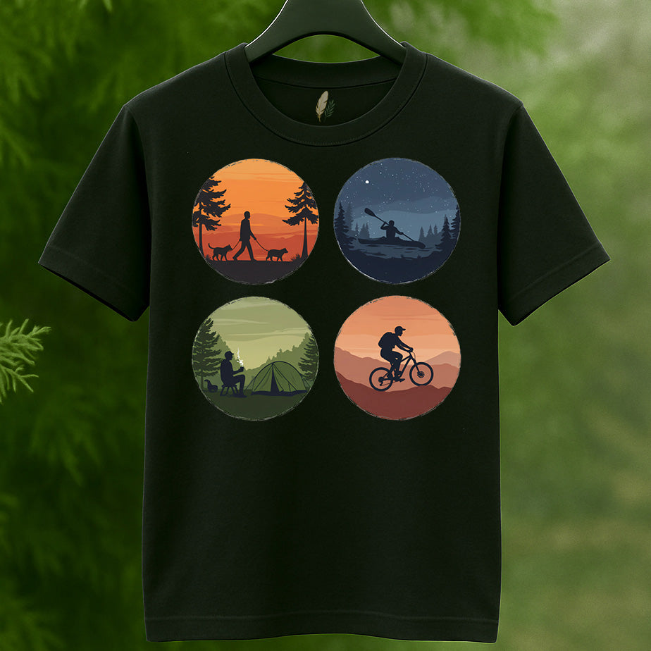 Four Moments Outdoor Activity T-Shirt