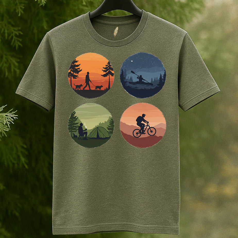 Four Moments Outdoor Activity T-Shirt