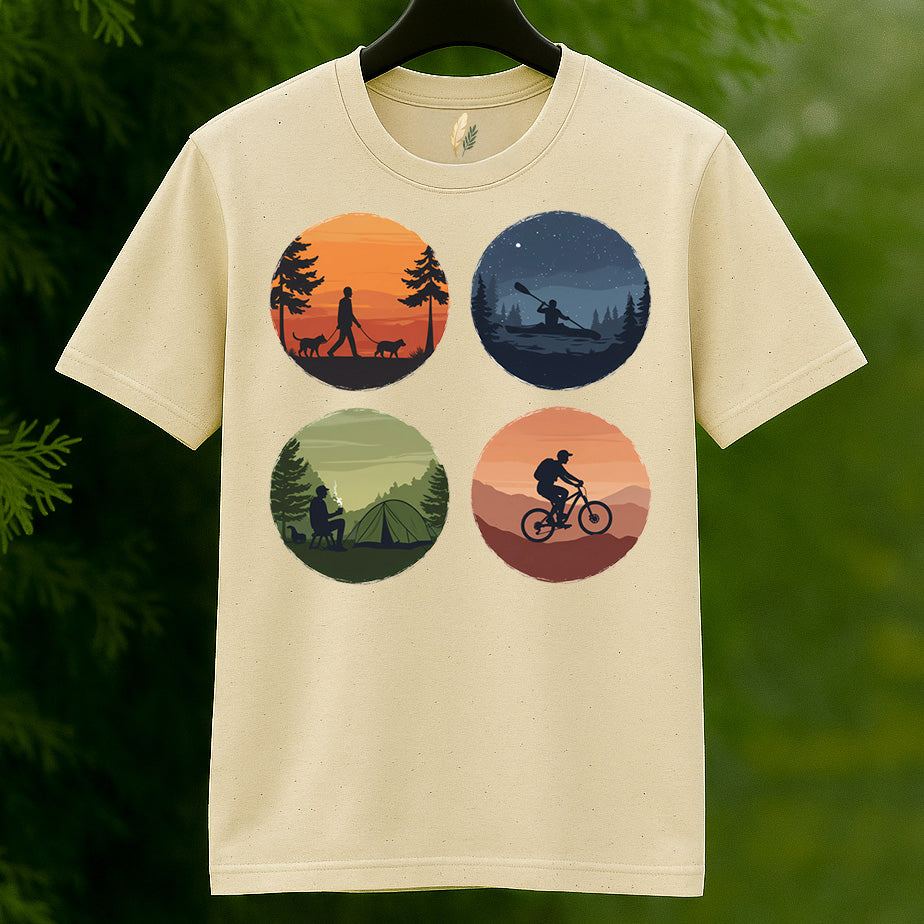 Four Moments Outdoor Activity T-Shirt