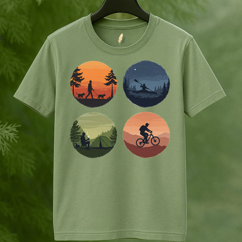 Four Moments Outdoor Activity T-Shirt