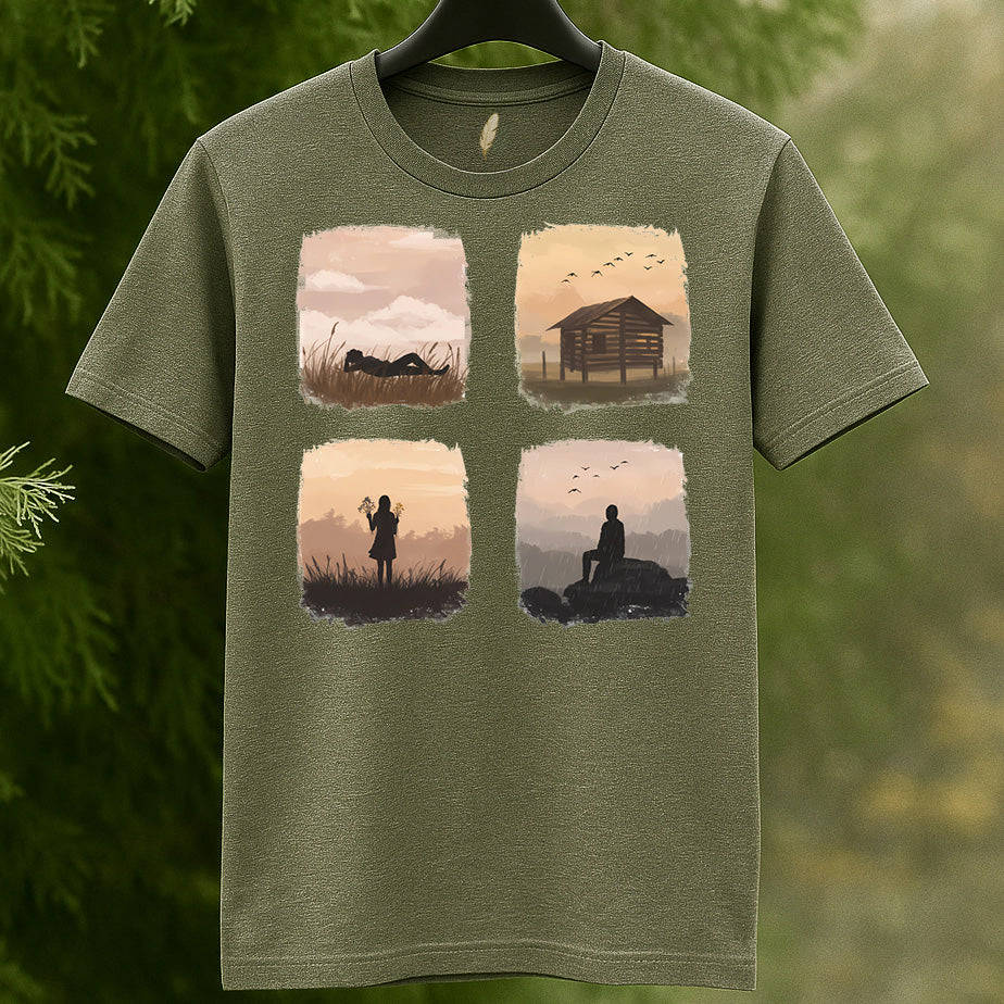 Four Serene Nature Moments T-Shirt