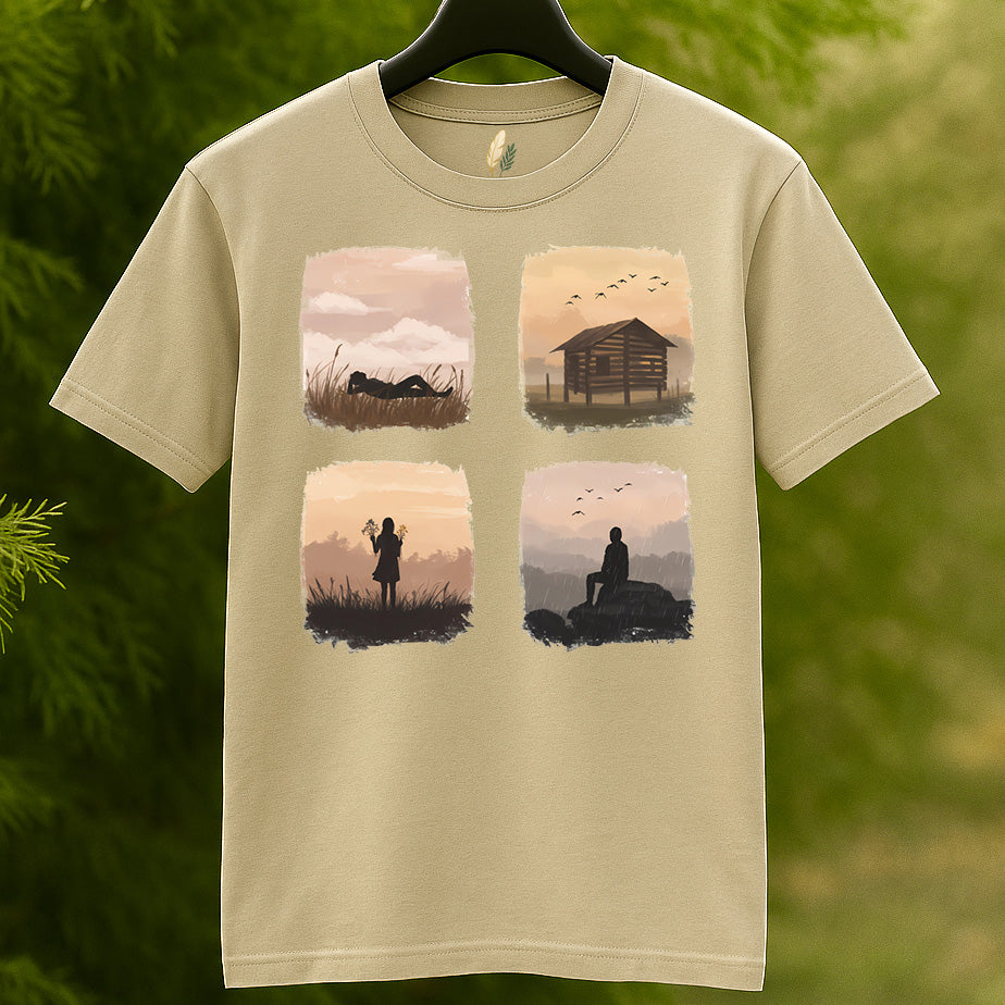 Four Serene Nature Moments T-Shirt