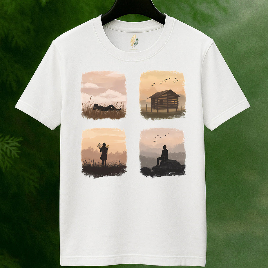 Four Serene Nature Moments T-Shirt