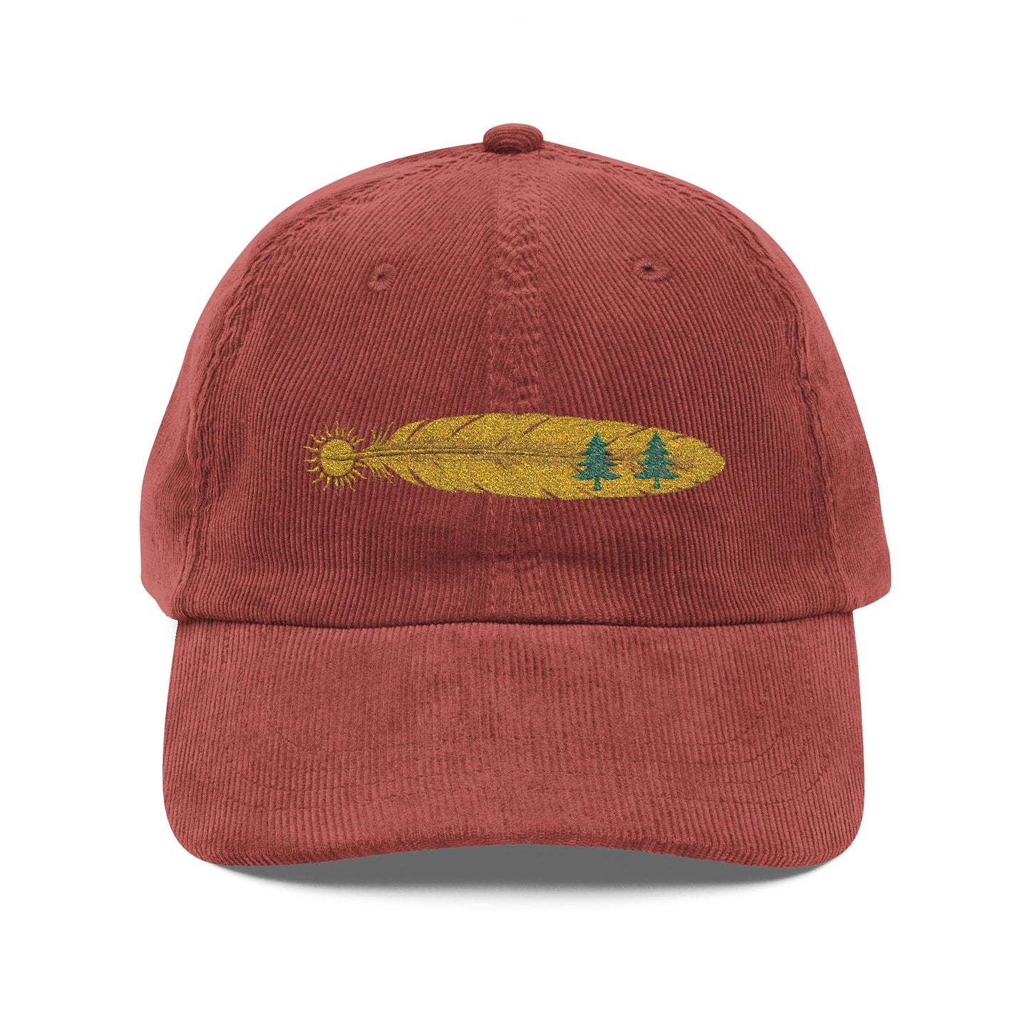 Sunlit Pines Embroidered Cap