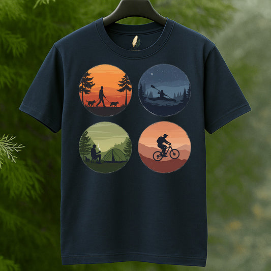 Four Moments Outdoor Activity T-Shirt