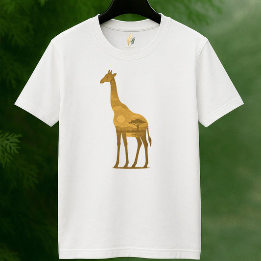 Savanna Giraffe Silhouette Tee