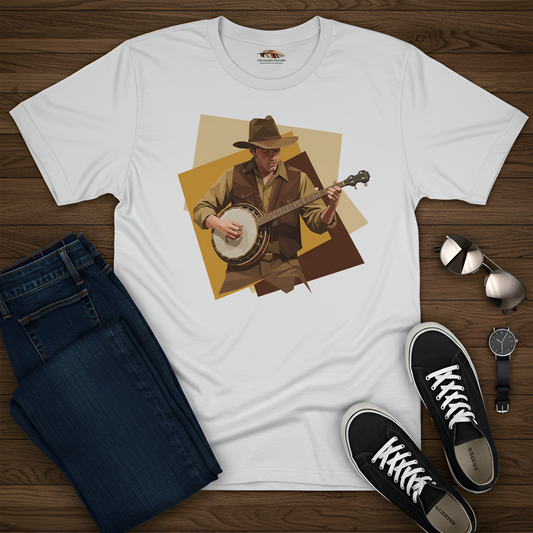 Low-Poly Banjo Player