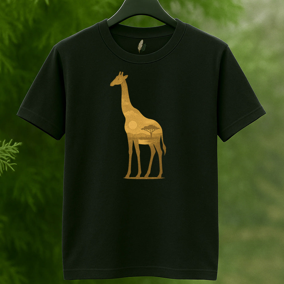 Savanna Giraffe Silhouette Tee