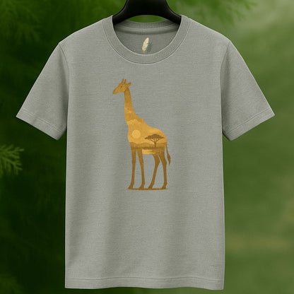 Savanna Giraffe Silhouette Tee