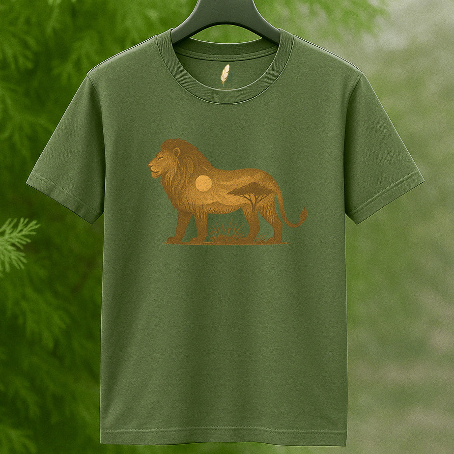 Savanna King Lion Silhouette Tee