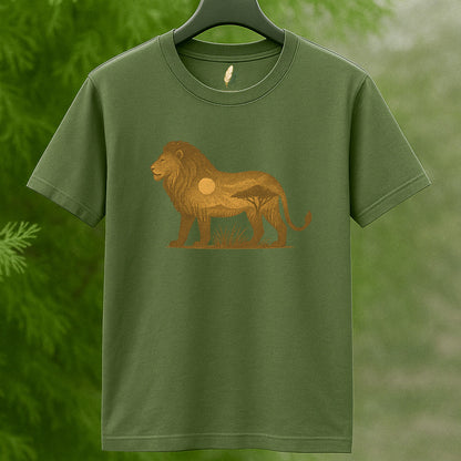 Savanna King Lion Silhouette Tee
