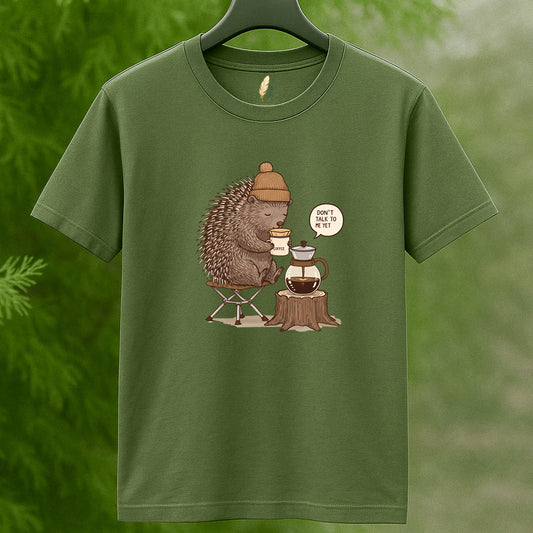 Hedgehog Coffee Lover T-Shirt