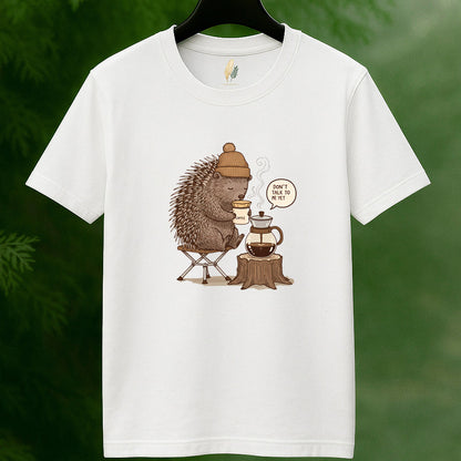 Hedgehog Coffee Lover T-Shirt